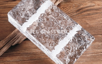 BLG-02 다이아몬드락 화이트 사이드홀 유리벽돌