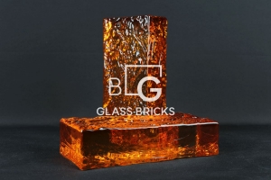 BLG-05 다이아몬드락(TB) 오렌지 유리벽돌