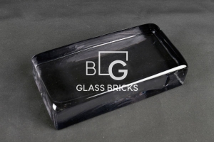 BLG-110 라운드 클리어 블랙(토마린쿼츠) 유리벽돌