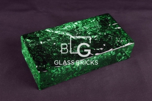 BLG-07 다이아몬드락(TB) 그린 유리벽돌