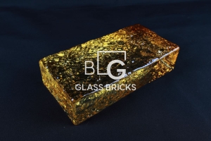 BLG-06 다이아몬드락(TB) 골드 유리벽돌