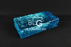 BLG-04 다이아몬드락(TB) 아쿠아블루 유리벽돌